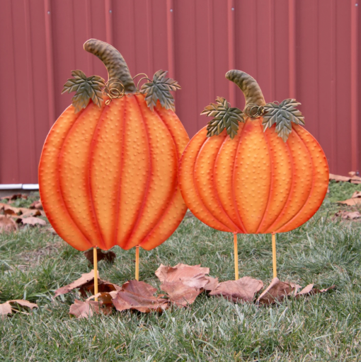*Pumpkin Yard Stakes/ set of 2