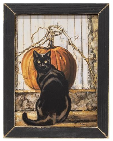 *Black Cat Framed Print