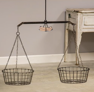 *Hanging Scale with Baskets