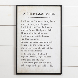 *A Christmas Carol Sign