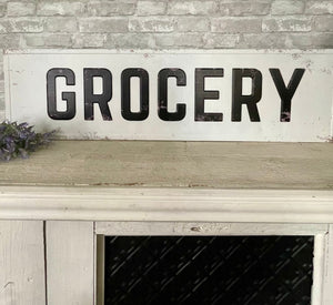 *Vintage Style Grocery Sigh