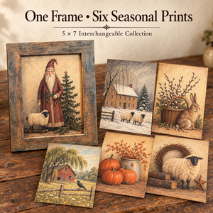 A Season for Every Corner — Framed Seasonal Print Collection