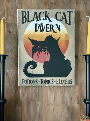 Black Cat Tavern Sign