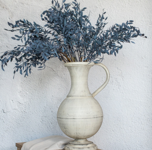 *Aged White Olpe  Vase