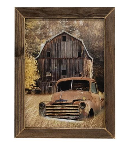 Camion à la retraite Impression encadrée 