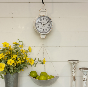 Hanging Scale Clock