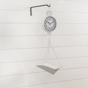 Hanging Scale Clock