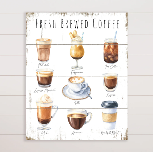 *Fresh Brewed Coffee Sign