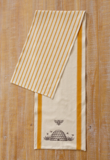 Chemin de table réversible Bee Hive 