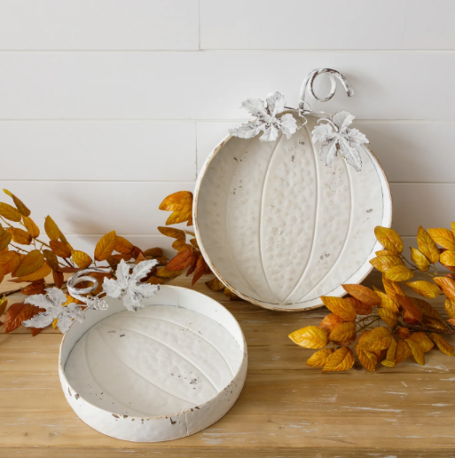 Juego de 2 bandejas de calabaza en apuros