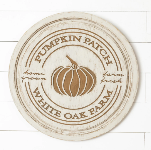 *Pumpkin Patch, White Oak Farm Sign - Creating Country Decor