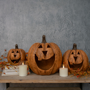 Terracotta Big Mouth Pumpkin