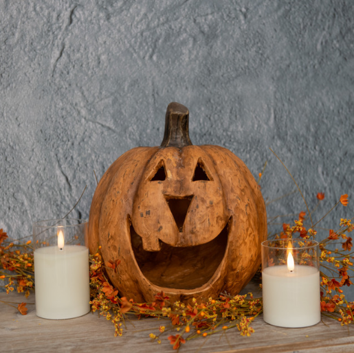 Terracotta Big Mouth Pumpkin