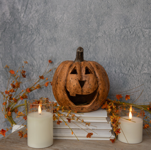 Terracotta Big Mouth Pumpkin