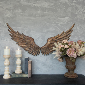 Antique Gold Wall Wings