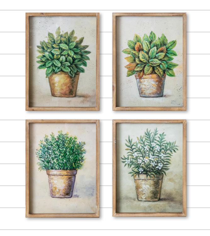 Potted Plants Wall Art