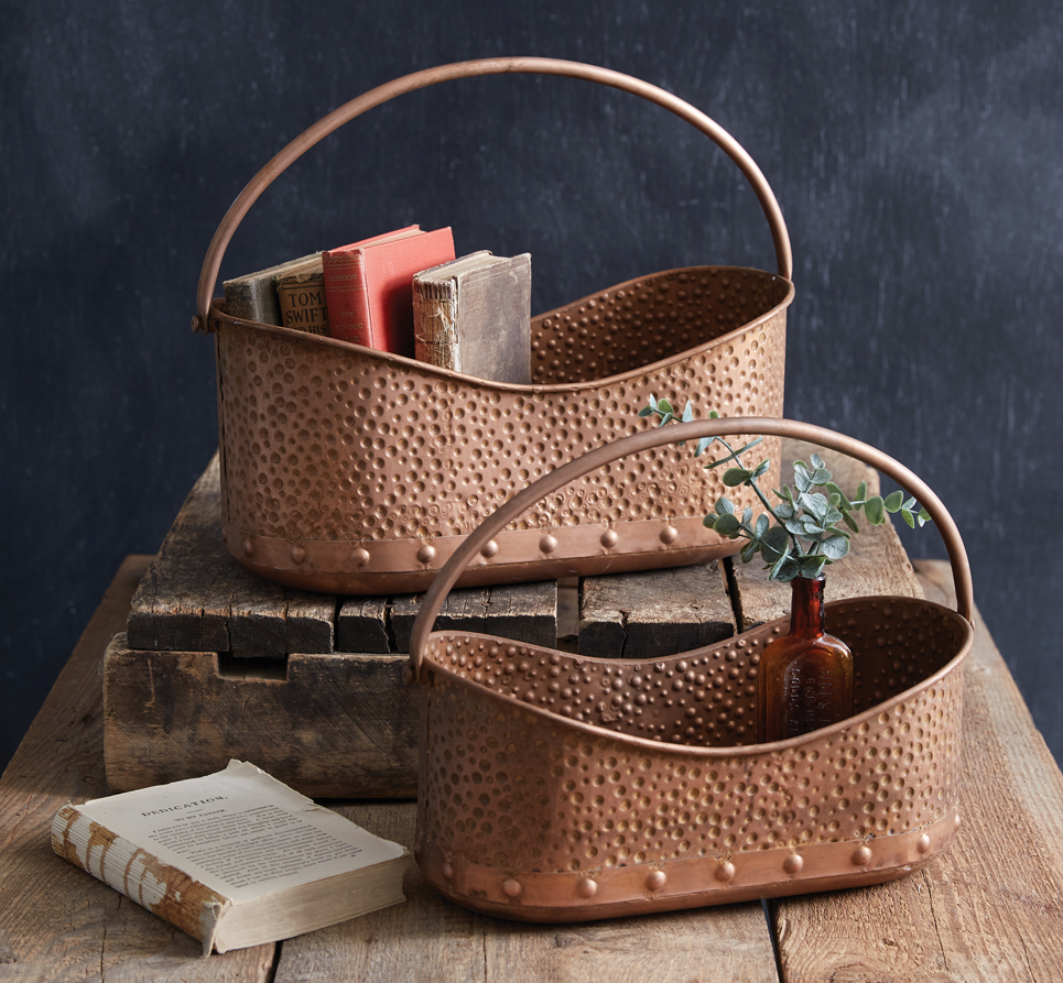 Handmade Copper Baskets