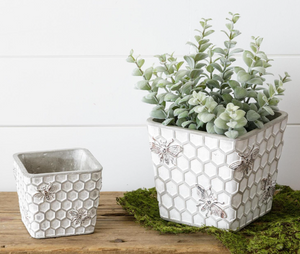 Cement Bee Hive Planters