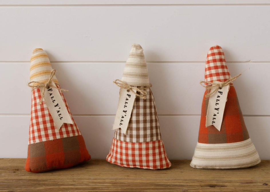 *Fabric Candy Corn / set of 3