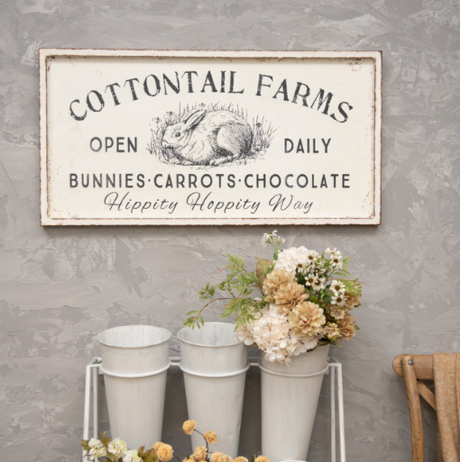 Cottontail Farms Sign