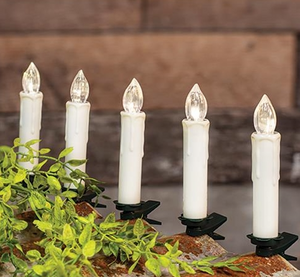 Remote Clip-On Taper Candles set/10