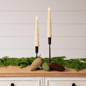 LED Christmas Tree Taper Candle set/2