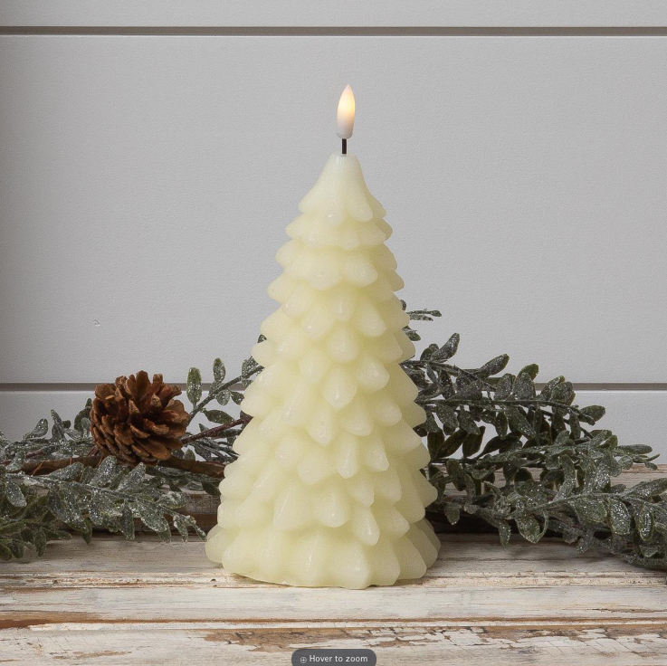 LED Flameless Christmas Tree Candle