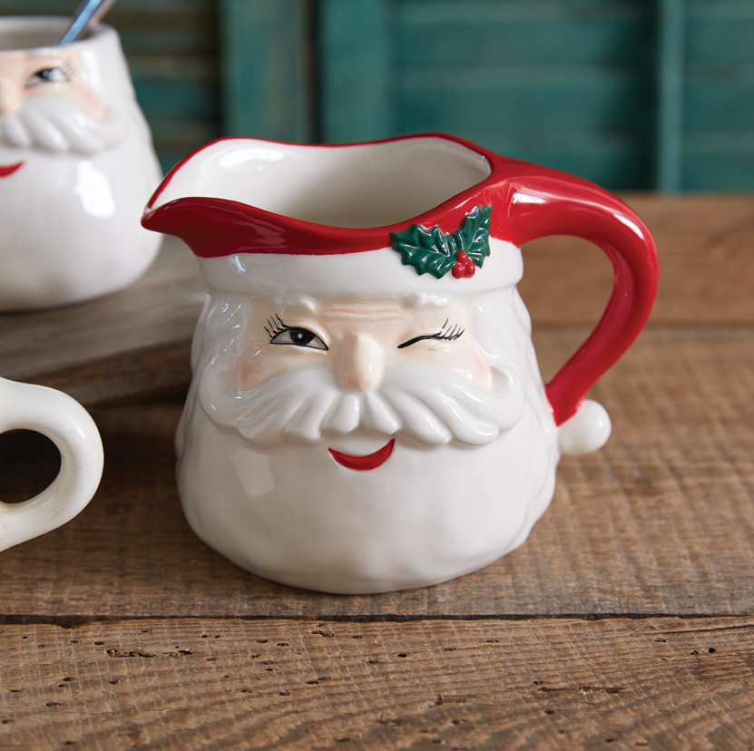 *Winking Santa Creamer