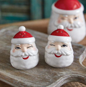 *Winking Santa Salt & Pepper Shakers