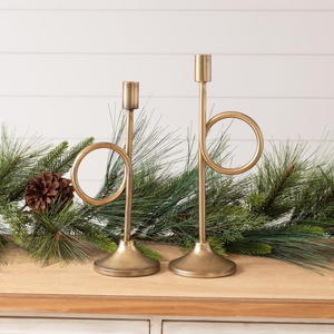 Trumpet Candle Holder set of 2