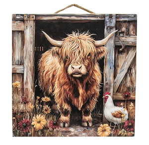 Highland & Hen Barn Print