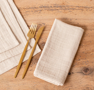Tan Double Weave Napkins