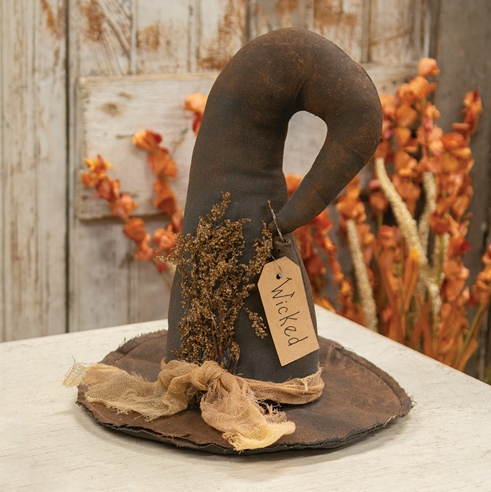 Wicked Stuffed Witch Hat Sitter