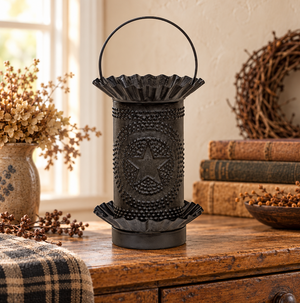 Kettle Black Mini Tart Warmer w/Punched Stars