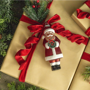 Vintage-Style Santa Ornament
