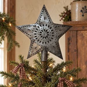 Tin Star Tree Topper
