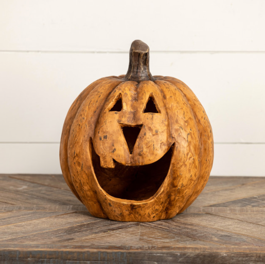 Terracotta Big Mouth Pumpkin