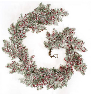 Frosted Pepper Berry Garland