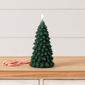 LED Flameless Christmas Tree Candle