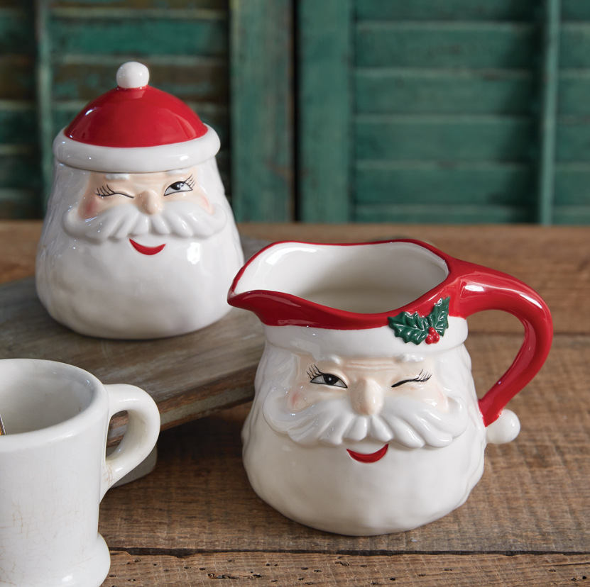 *Winking Santa Creamer