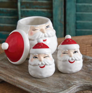 *Winking Santa Salt & Pepper Shakers