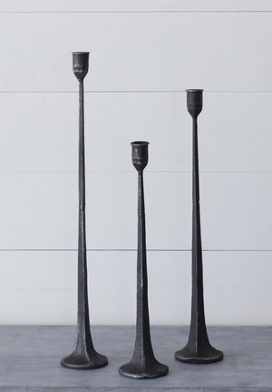 Hand Forged Metal Candle Holders