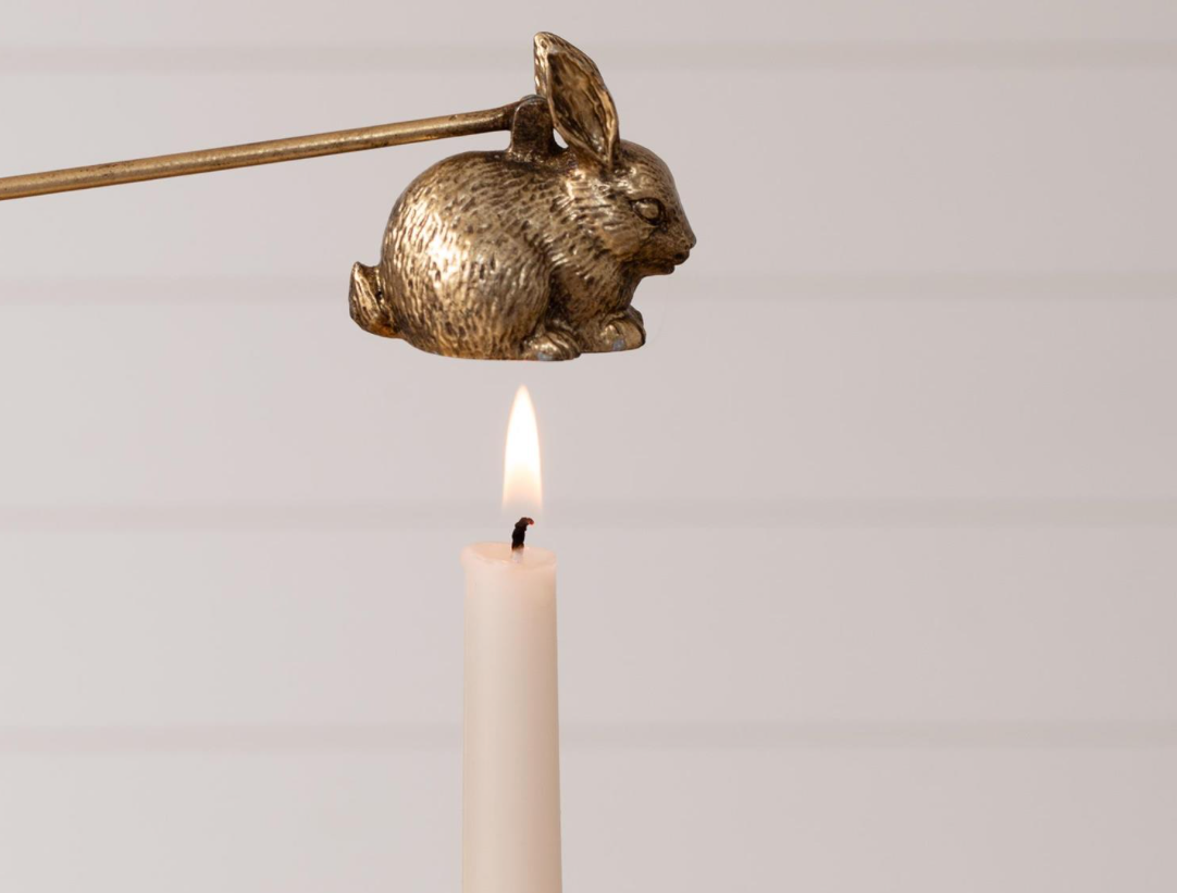 Gold Rabbit Candle Snuffer set/2