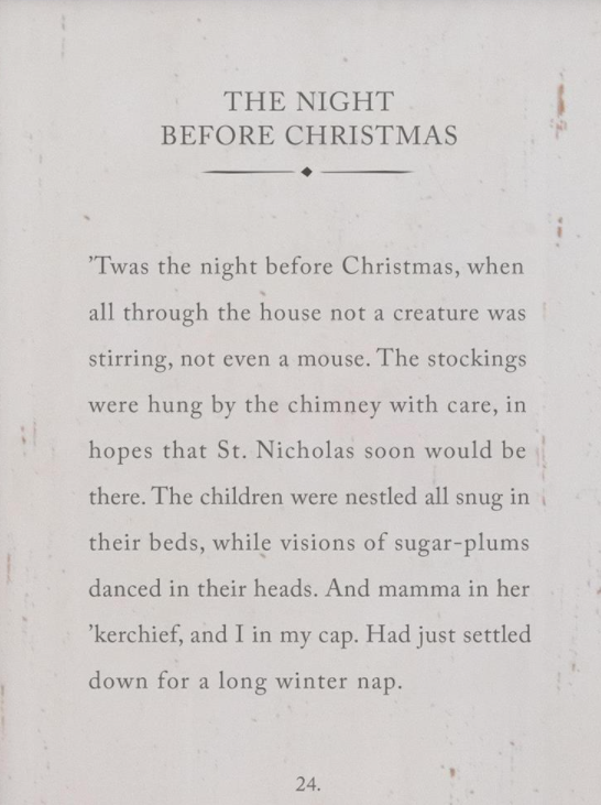 The Night Before Christmas