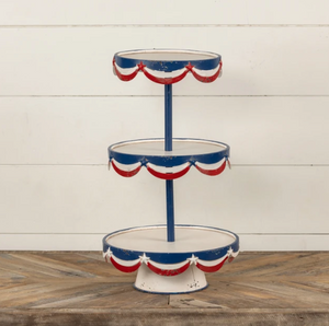 Patriotic 3 Tier Tray