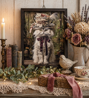 Heirloom Persian Cat Box Frame