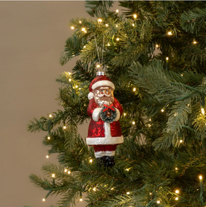 Vintage-Style Santa Ornament