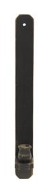 Black Wooden Wall Taper Sconce – 18”
