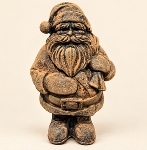 Handmade Blackened Beeswax Santa