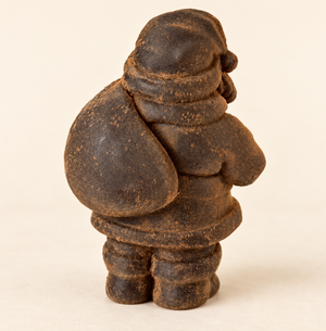 Handmade Blackened Beeswax Santa